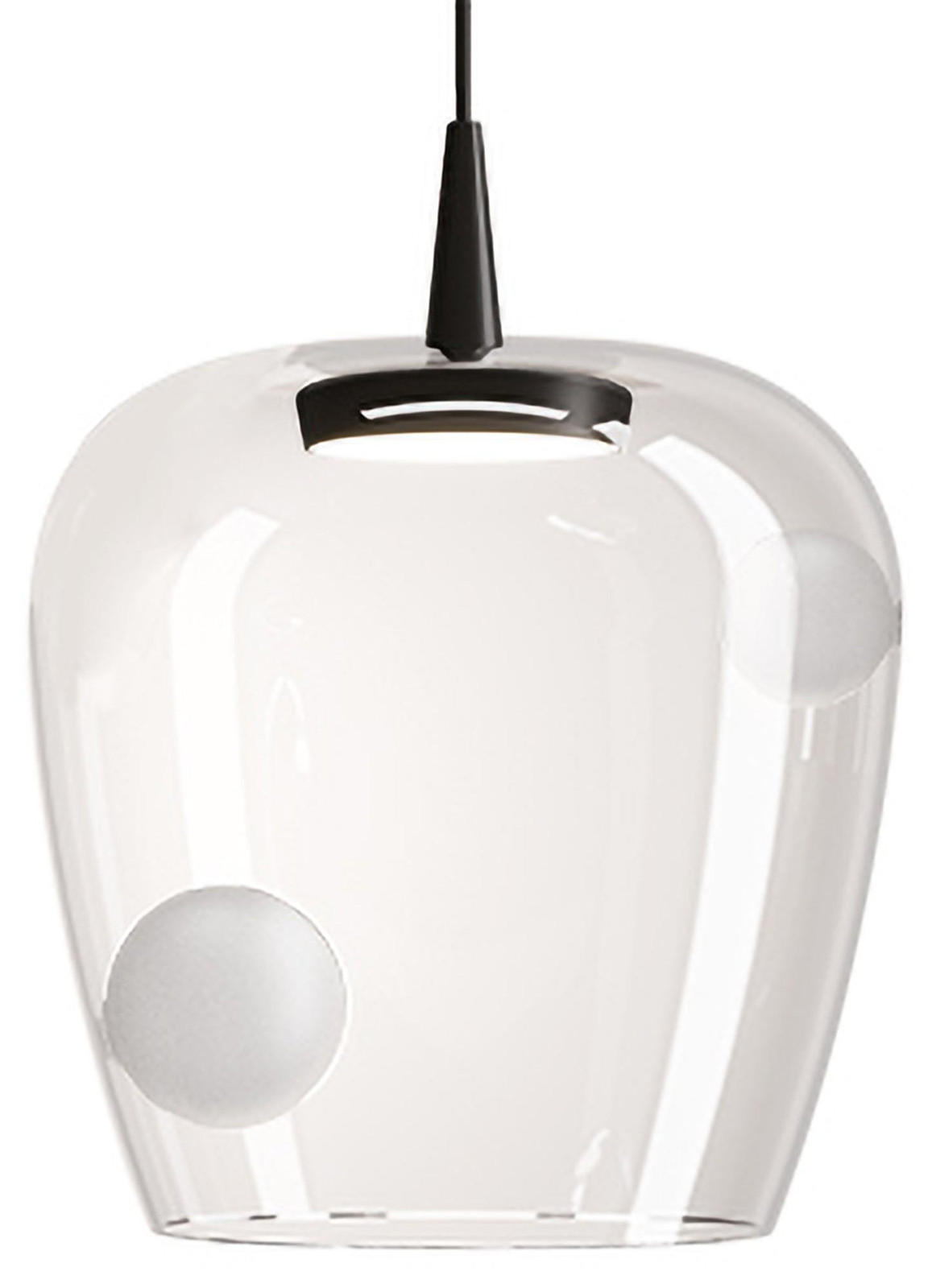 Zafferano Bilia LED Hanglamp - Zwart - Diameter: 27 cm