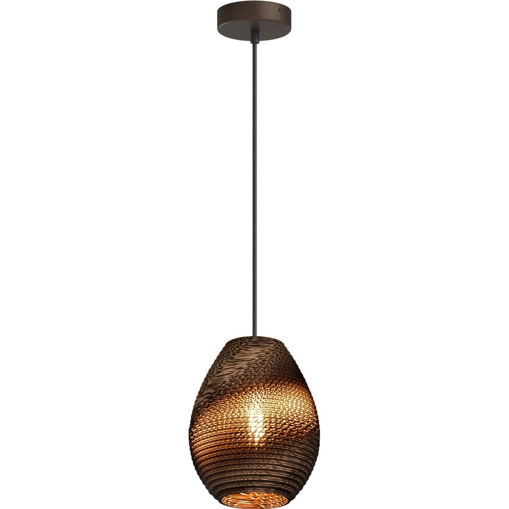 Masterlight Carta Pineapple hanglamp - Cacao - Ø 19 cm