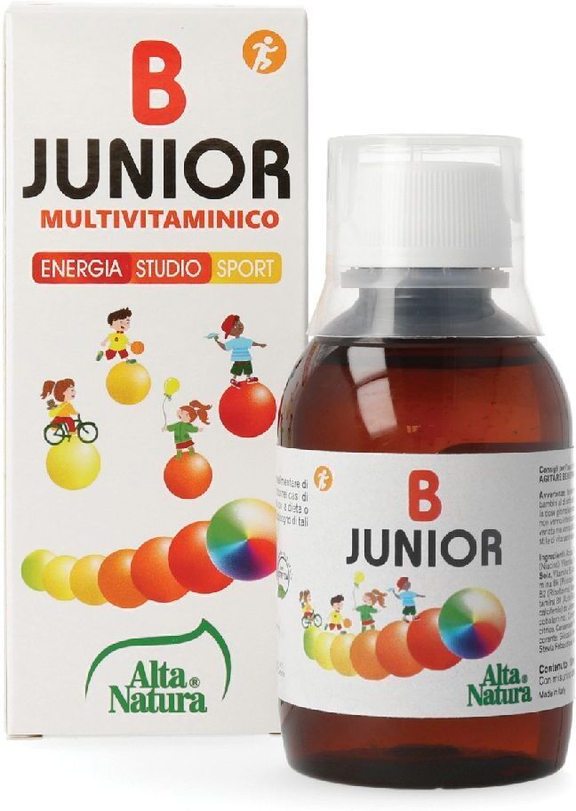 ALTA NATURA-INALME Srl B-junior Multivitaminico 100 ml - Integratore Alimentare per Bambini - Favorisce la Crescita