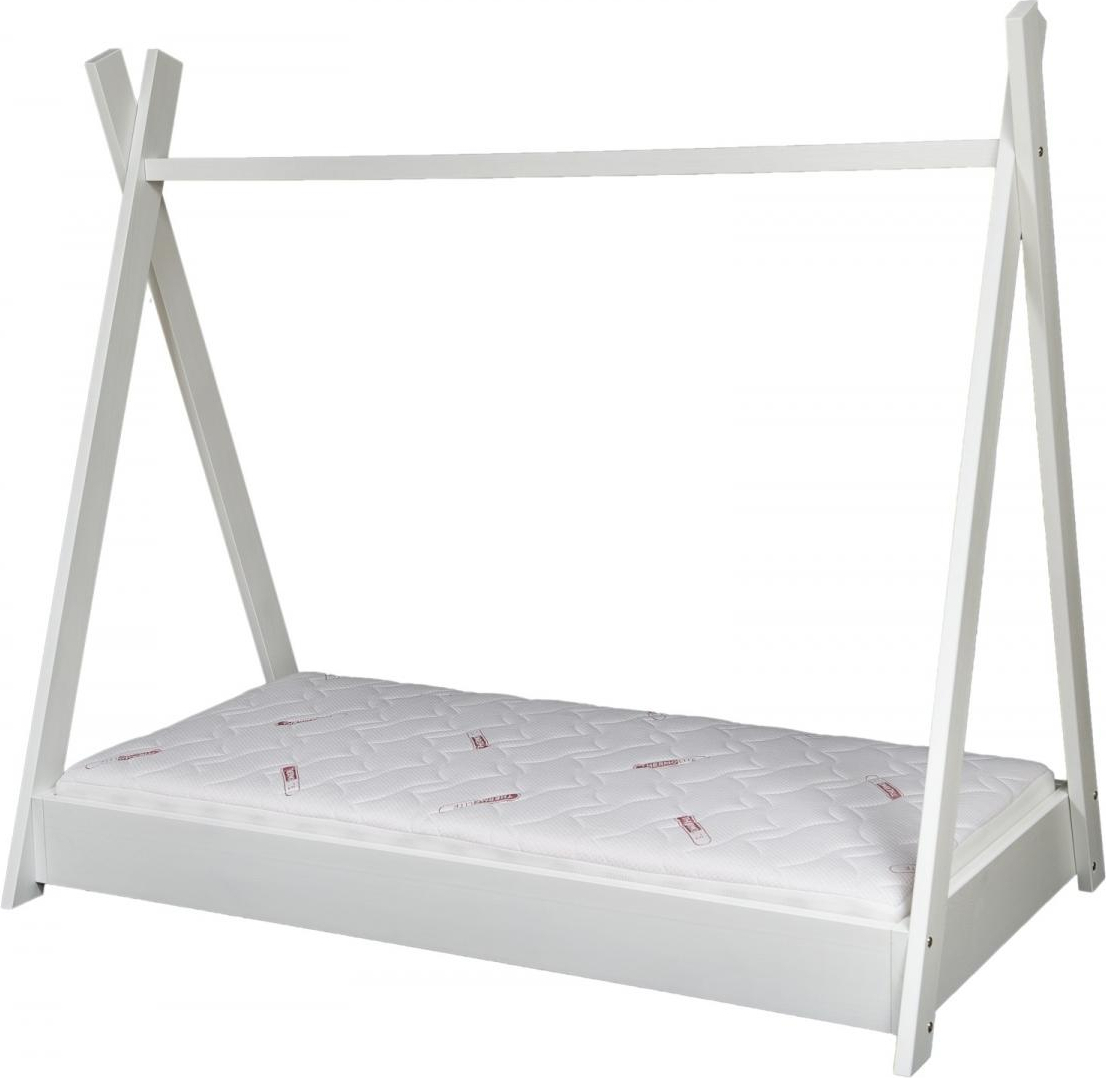Matratzenset STANDARD + Zeltbett 160x80cm weiß