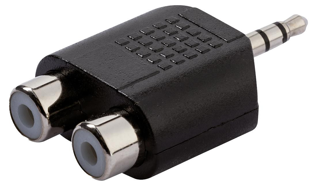 Vivanco Audiosplitter Jackplug naar twee RCA-aansluitingen