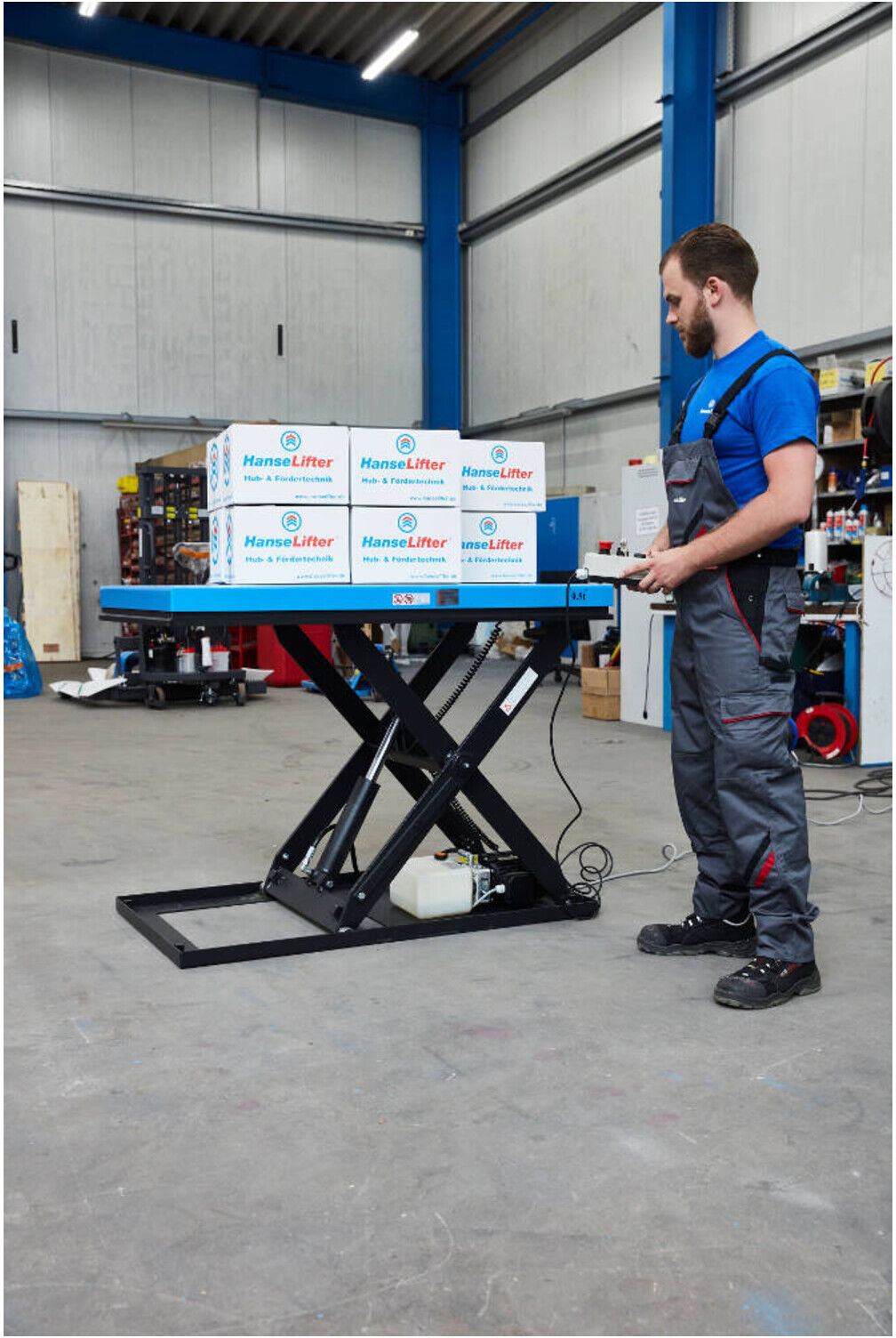 HanseLifter Hubtisch Tragf.: 500 kg, 230V, Typ: HIW1.0EU (GE0064004)