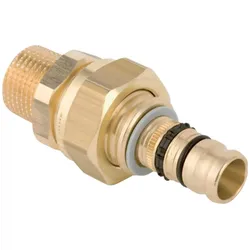 Geberit, Rohrverbindungstechnik, Mepla Übergangsverschraubung mit Aussengewinde, Rg d32-R1" (Rohrverschraubung)