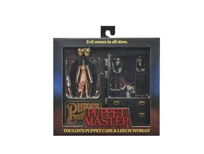 NECA Leech Woman & Toulon's Puppet Case Pack 2 Scale Action Fig. 18 cm Puppet Master