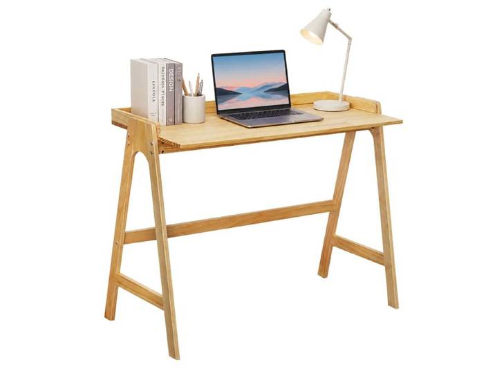 Relaxdays Schreibtisch aus Sperrholz