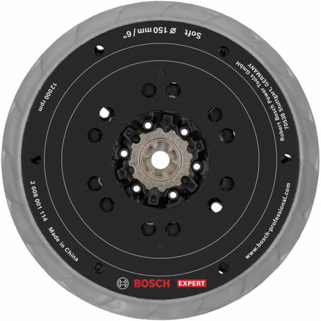 BOSCH EXPERT Plateau de ponçage multitrous, souple, 150 mm (2608001114)