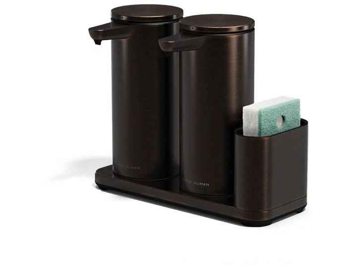 Seifenspender Simplehuman Bronze Edelstahl 828 ml