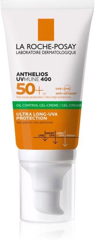 La Roche-Posay Anthelios Oil Control parfümfreie mattierende Gel-Creme SPF 50+ 50 ml