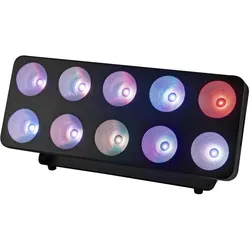 Eurolite LED Pixel Matrix Panel 2x5 RGB/WW (12 W, LED), Scheinwerfer, Schwarz