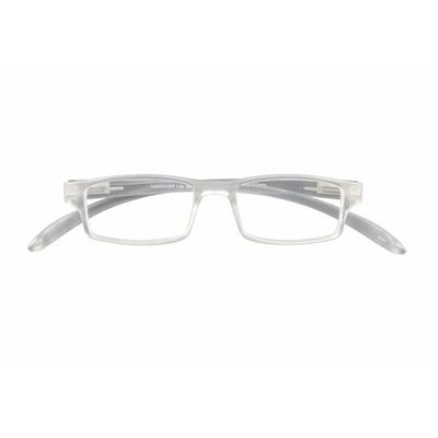 Lesebrille HANG OVER LIFE, kristall, +2.00 dpt mit Etui