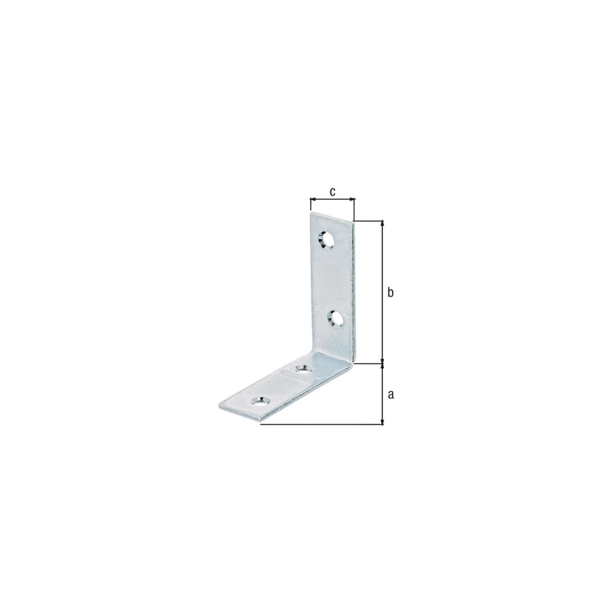 GAH Alberts Stuhlwinkel 60x60x20mm Stahl roh, gelb, sendz. (333041)