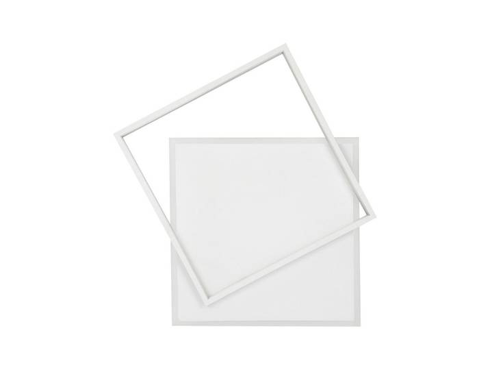 Nettlife Led-Deckenleuchte Daniela 44/40/6 cm, Weiß, Metall, Quadratisch, LED integrated, 40x6x44 cm, Lampen & Leuchten, LED Beleuchtung, LED-Deckenleuchten