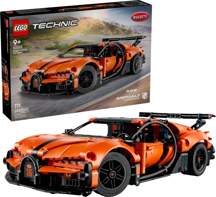 LEGO Technic 42222 Bugatti Chiron Pur Sport Hypercar