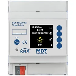 MDT technologies Schaltuhr mit 20 Kanälen Farbdisplay,4TE,REG SCN-RTC20.02
