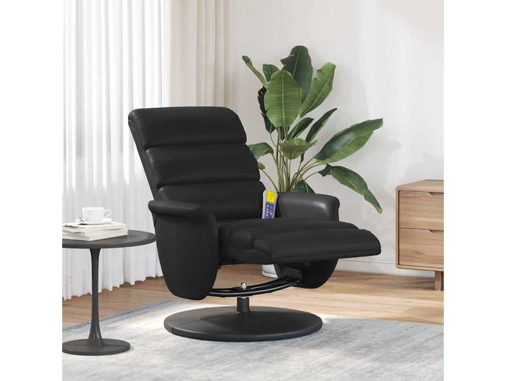 vidaXL Massage Relaxsessel Schwarz 71 x 98 x 106 cm Kunstleder
