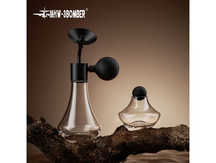 Bouteille d'arôme de café MHW-3BOMBER et pot d'affichage, récipient de grains de café, pot de stockage d'échantillons, affichage de parfum de café pour la dégustation de Barista