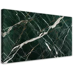 LEINWANDBILD Grüne Marmorsteinstruktur 100x50cm