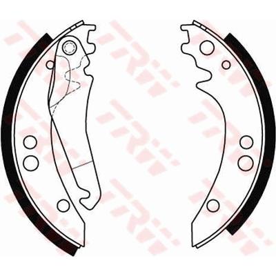 TRW Bremsbackensatz gs8434 für Mercedes