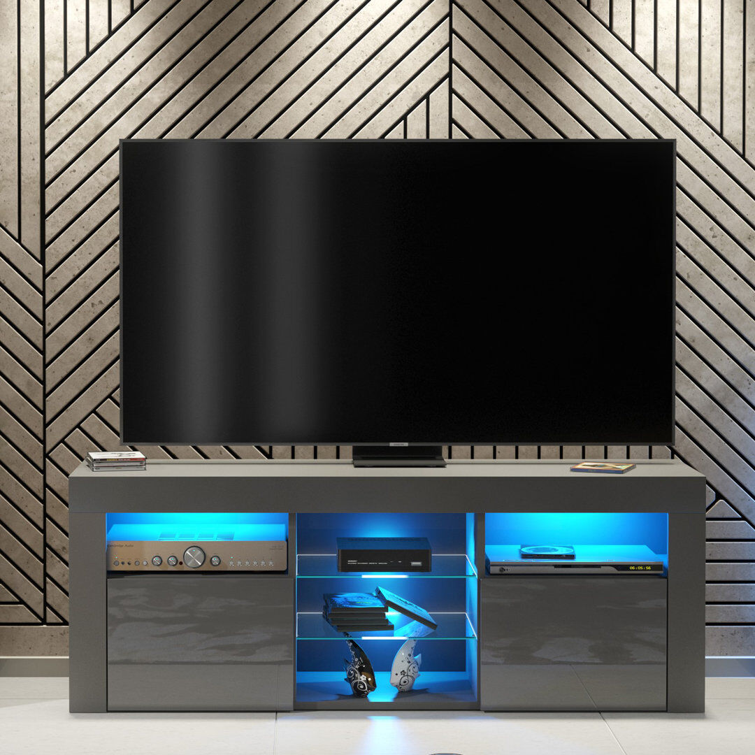 Ivy Bronx Annagrove TV Stand Dark/Gray 48"