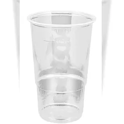 200 Trinkbecher PP , klar-glatt, mit Eichstrich, transparent 300 ml, 08488