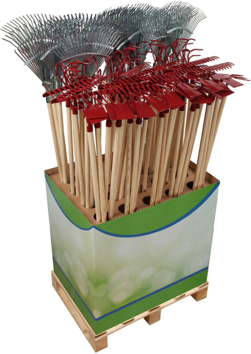 floraworld Laubbesen, Grubber,Rechen u. DoppelhackeDisplay FW (013034)