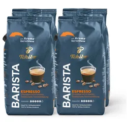 Tchibo - Barista Espresso - 4 x 1 kg Ganze Bohne - Intensität: 5/6