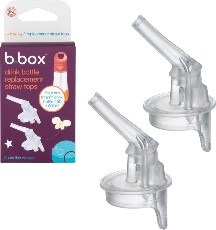 B.Box Replacement Straw Tops suttehoved 2 stk.