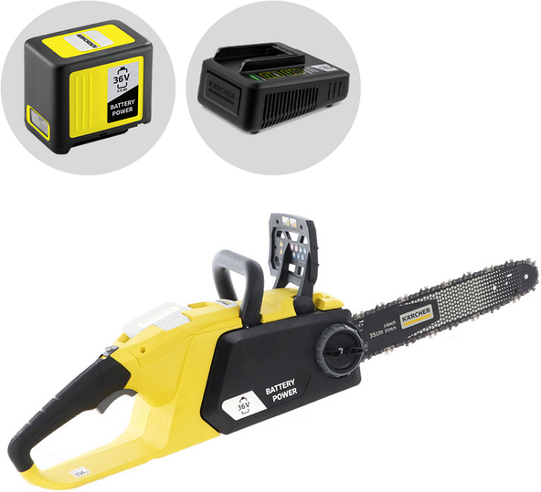 Karcher CNS 36-35 - Elettrosega a batteria 36V 5Ah - Lama da 35cm