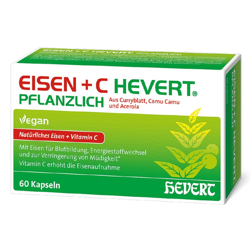 Hevert-Arzneimittel GmbH & Co. KG Eisen+C Hevert Pflanzlich Kapseln 18307242