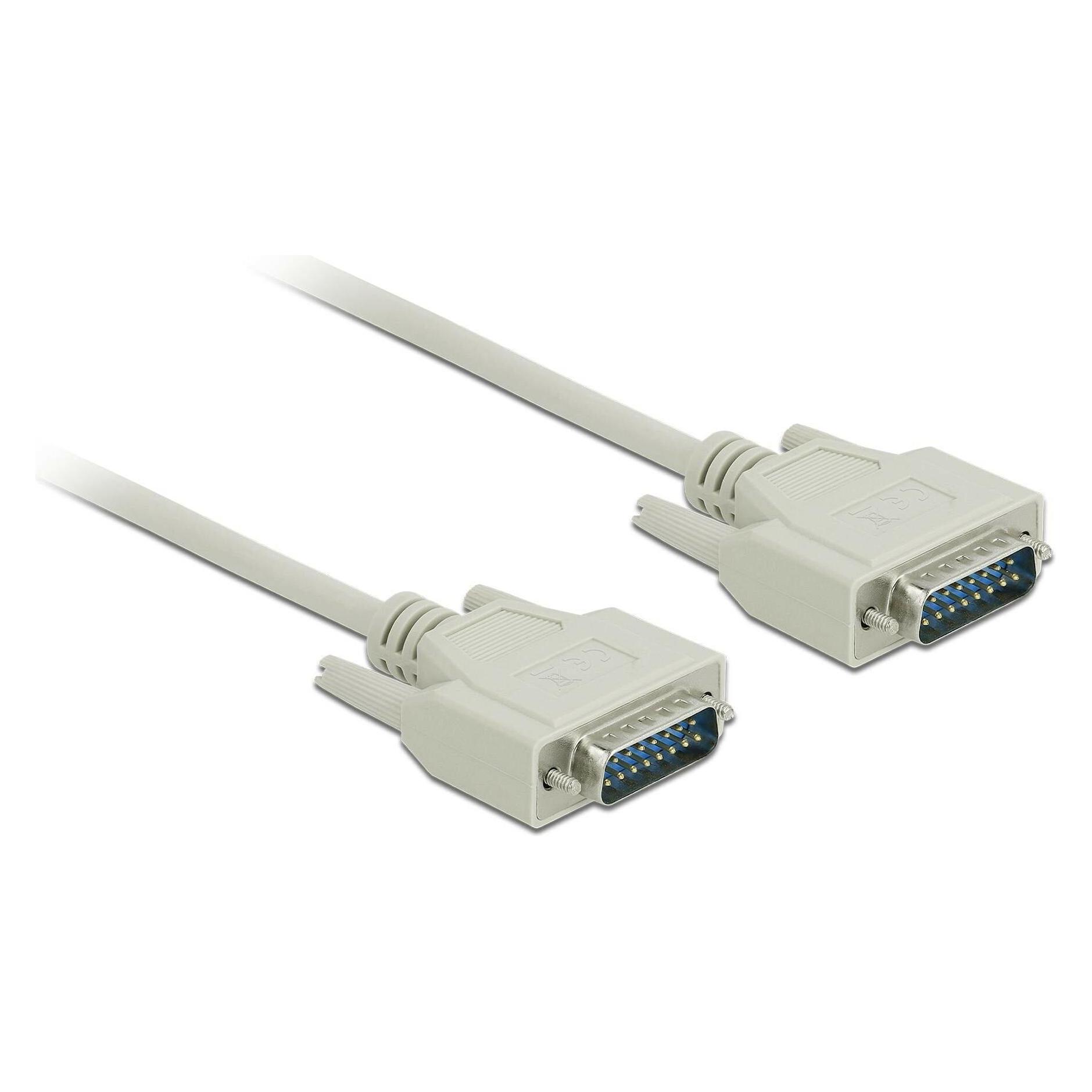 Delock Anschlusskabel Seriel DB15 5 m (5 m, VGA) (85978)