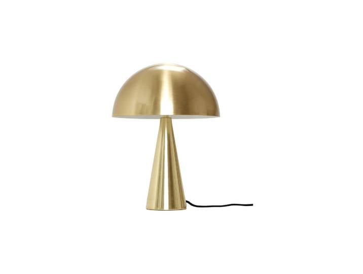 Lampe de table en laiton doré, forme champignon, E14, 1 ampoule -