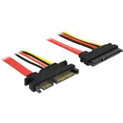 DELOCK 83804 - SATA 6 Gb/s 22 Pin Stecker > SATA 22 Pin Buchse (5 V + 12 V) 100