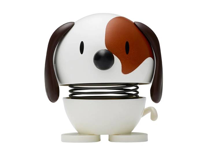 Hoptimist Figurine Hoptimist Dog 6,9 cm White