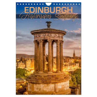 EDINBURGH Historisches Stadtherz (Wandkalender 2026 DIN A4 hoch), CALVENDO Monatskalender