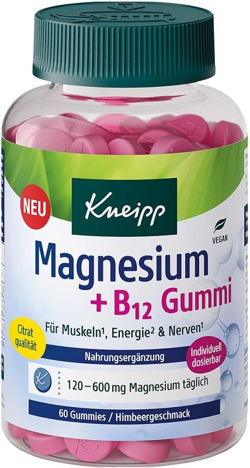 Kneipp Magnesium+b12 Gummi Himbeer