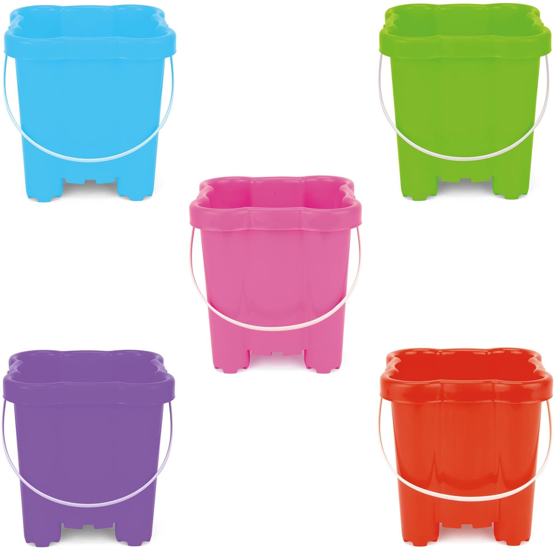 Bestway Yello Small Rhodos Beach Bucket - Assorted Colours for Kids - Small - 3 Years & Over - Beach Toys