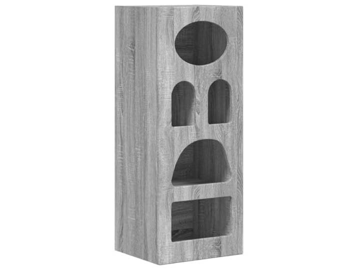 KGFHERENB Sideboard Graues Sonoma 40 x 35 x 100,5 cm Holzwerkstoff Schlanker Beistellschrank für Wohnzimmer und Esszimmer mit verstellbarer Regallösung und robuster Oberfläche in Grau.