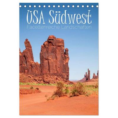 USA Südwest Facettenreiche Landschaften (Tischkalender 2026 DIN A5 hoch), CALVENDO Monatskalender