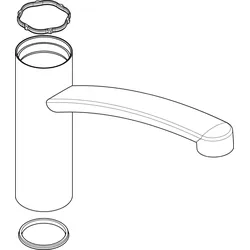 Hansgrohe Auslauf Spültischmischer chrom , 98349000 98349000