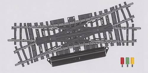 Märklin H0 K-Gleis (ohne Bettung) 2260 Kreuzungsweiche, doppelt 168.9mm 1St.