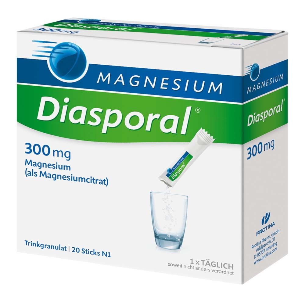 Magnesium Diasporal 300 mg Granulat 20 St