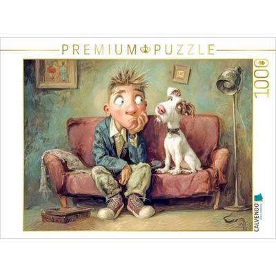 CALVENDO Puzzle Amüsante Karikaturen | 1000 Teile Lege-Größe 64x48cm Foto-Puzzle für glückliche Stunden