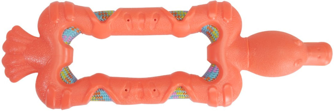 CAMON Gioco per Cane Oca in Tpr con Corda 1PZ