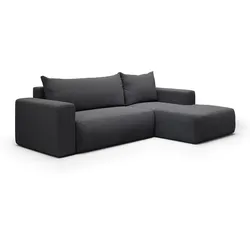 ECKSOFA Bliss 3 Sitzplätze Dunkelgrau