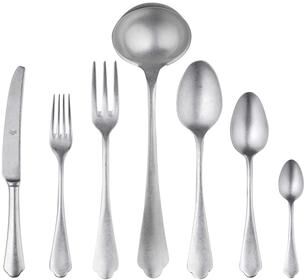 Mepra Dolce Vita Flatware Set with H/H Knives - 51 Pieces