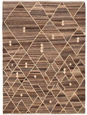 Ecarpetgallery "Sivas Brown Kilim 5'11"" x 7'10"" - 5'11 x 7'10"