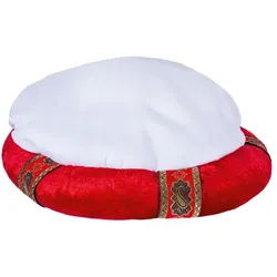 Kinder-Turban, rot/weiß