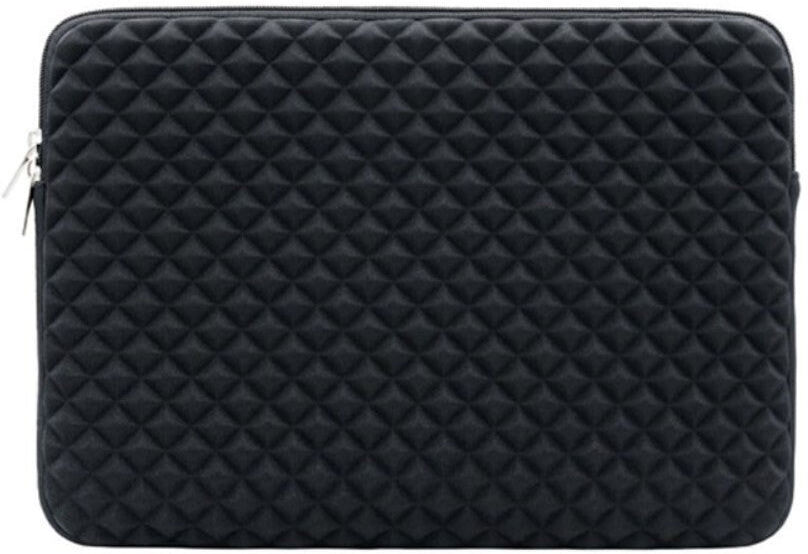 TABLETCOVERS.DK Shockproff Grid Sleeve (15,6") til Macbook/Bærbar (38 x 26.5 cm) - Sort