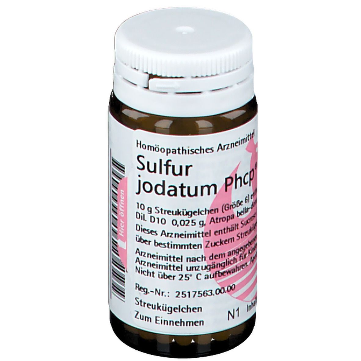 Sulfur Jodatum Phcp Globuli 20 g