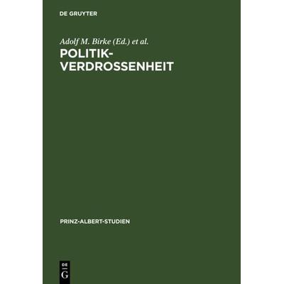 Politikverdrossenheit, Gebundene Ausgabe von , De Gruyter, 978-3-598-21412-7